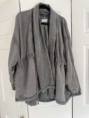 Free People tie sweatshirt